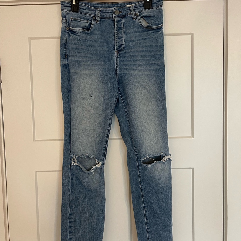 Blank NYC Light Blue Distressed Skinny Jeans